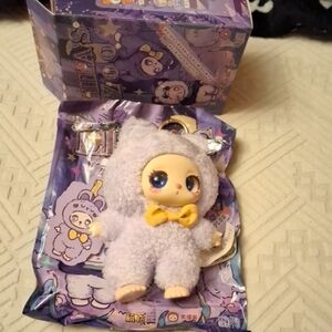 Fluffy Liilas Zoo Purple Plushy Keychain- Confirmed